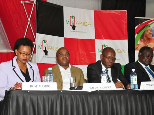 Eng Eddy , Willie Njoroge, Rose Mambo, Mr Shamiah and Felister Kivisi following the proceedings